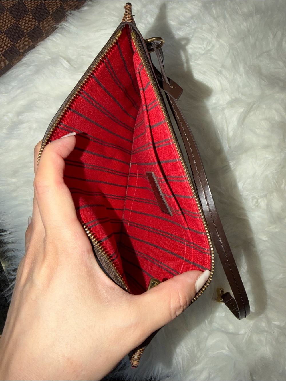 LOUIS VUITTON NEFERFUL DAMIER EBENE MM TOTE - Picture 12 of 13